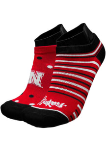 Nebraska Cornhuskers Mix & Match Womens No Show Socks