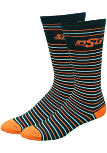 Oklahoma State Cowboys Stripe Mens Dress Socks