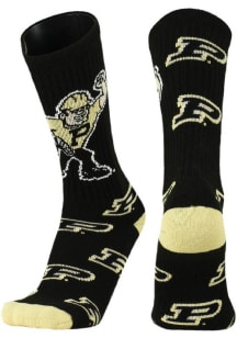 Purdue Boilermakers Super Mascot Mens Crew Socks