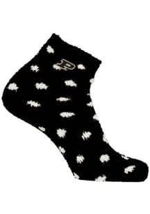 Purdue Boilermakers Polka Dot Womens Quarter Socks