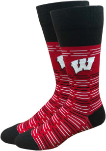 Wisconsin Badgers Deans List Mens Dress Socks