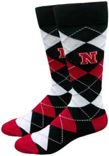 Nebraska Cornhuskers Dress Mens Argyle Socks