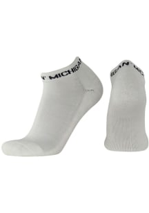 Michigan Wolverines Basic Mens No Show Socks