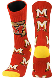 Maryland Terrapins Super Mascot Mens Crew Socks