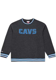 Mitchell and Ness Cleveland Cavaliers Mens Black Winning Streak Vintage Long Sleeve Fashion Sweats..