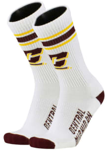 Central Michigan Chippewas Throwback Mens Crew Socks