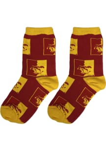 Pitt State Gorillas Allover Youth Quarter Socks