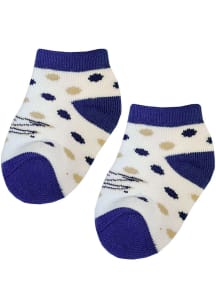 Akron Zips Polka Dot Baby Quarter Socks