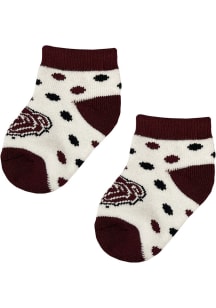 Missouri State Bears Polka Dot Baby Quarter Socks