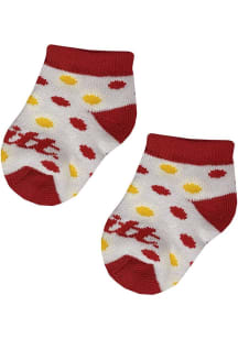 Pitt State Gorillas Polka Dot Baby Quarter Socks