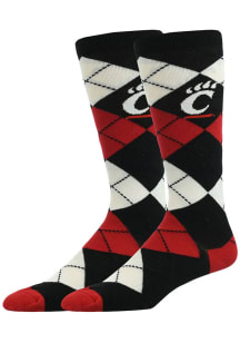 Cincinnati Bearcats Argyle Design Mens Argyle Socks