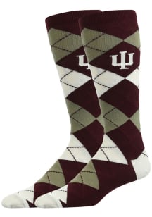 Indiana Hoosiers Argyle Mens Argyle Socks