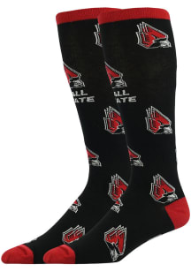 Ball State Cardinals Allover Mens Dress Socks