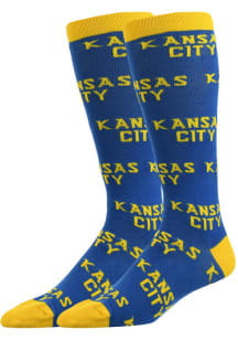 UMKC Roos Allover Mens Dress Socks