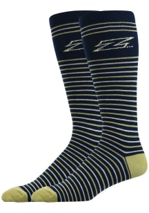 Akron Zips Stripe Mens Dress Socks