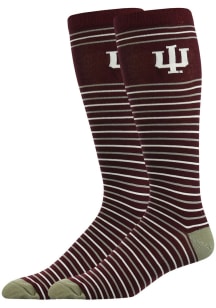 Indiana Hoosiers Stripe Mens Dress Socks