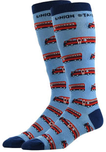 Union Station Train Allover Mens Dress Socks