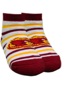 Iowa State Cyclones Stripe Baby Quarter Socks