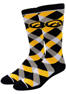 Iowa Hawkeyes Graduate Mens Argyle Socks