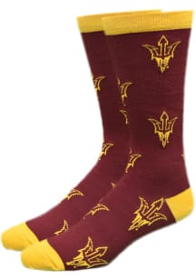 Arizona State Sun Devils All Over Mens Dress Socks