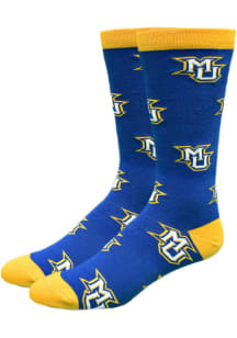 Marquette Golden Eagles All Over Mens Dress Socks