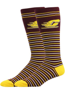 Central Michigan Chippewas Stripe Mens Dress Socks