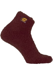 Central Michigan Chippewas Cozy Womens Quarter Socks