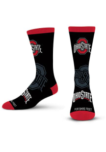 Ohio State Buckeyes Shadow Mens Crew Socks