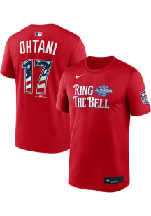 Shohei Ohtani Los Angeles Dodgers Red 2026 Home Run Derby Short Sleeve Player T Shirt