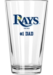 Tampa Bay Rays Dad 16oz Pint Glass - White