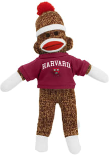Harvard Crimson Sock Monkey Fashion Plush