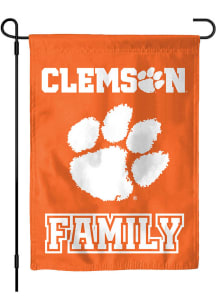 Clemson Tigers Family Garden Flag - Orange