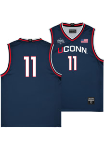 Allie Ziebell  Campus Ink UConn Huskies Navy Blue NIL Jersey