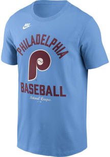 Nike Philadelphia Phillies LIGHT BLUE Cooperstown Team Logo Short