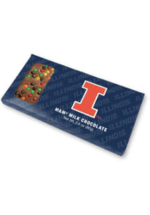 Illinois Fighting Illini Window Milk Chocolate w/ M&M's Candy
