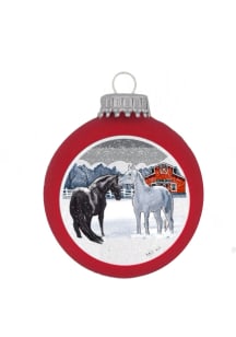 Horse Horses in the Snow Ornament
