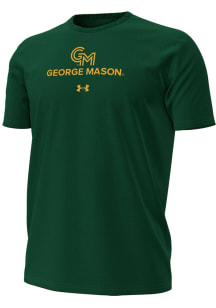 Under Armour George Mason University Green Performance Short Sleeve T Shirt