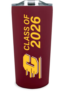 Central Michigan Chippewas 18oz Class of 2026 Soft Touch Stainless Steel Tumbler - Maroon
