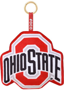 Ohio State Buckeyes 6in Plush Logo Backpack Clip Keychain - Red