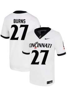 Taizaun Burns  Nike Cincinnati Bearcats White Football NIL Name And Number Football Jersey