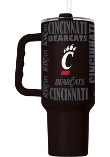 Logo Brands Cincinnati Bearcats Replay Native 40 oz Stainless Steel Tumbler - Black