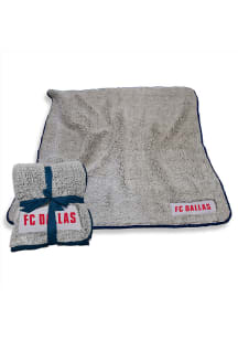 FC Dallas Primary Frosty Gameday Fleece Fleece Blanket - Grey