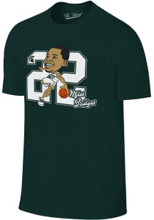 Miles Bridges Michigan State Spartans Green Bobblehead Short Sleeve Player T Shirt