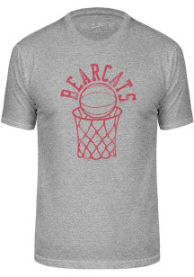 Cincinnati Bearcats Grey Triblend Basketball Short Sleeve Fashion T Shirt