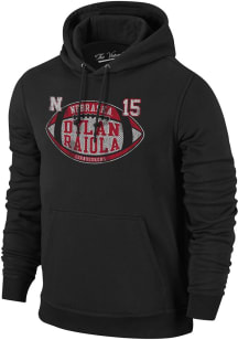 Dylan Raiola Nebraska Cornhuskers Mens Black Football Football Name And Number Player Hood