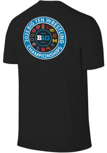 Big Ten Black 2025 Big Ten Wrestling Tournament Short Sleeve T Shirt