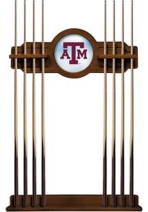 Texas A&M Aggies Solid Wood Cue Rack Pool Table Accessories