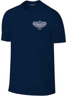 Penn State Nittany Lions Navy Blue 2024 Big Ten Football Championship Front Back Short Sleeve T Sh..