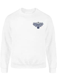 Penn State Nittany Lions Mens White 2024 Big Ten Football Championship Front Back Long Sleeve Crew..