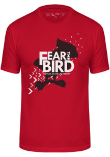 Illinois State Redbirds Red Cotton Short Sleeve Fashion T Shirt